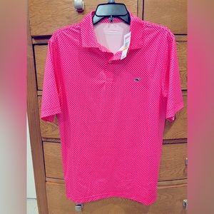 VINEYARD VINES NEW SMALL PINK PERFORMANCE POLO (CHECK FOR MORE IN MY CLOSET)